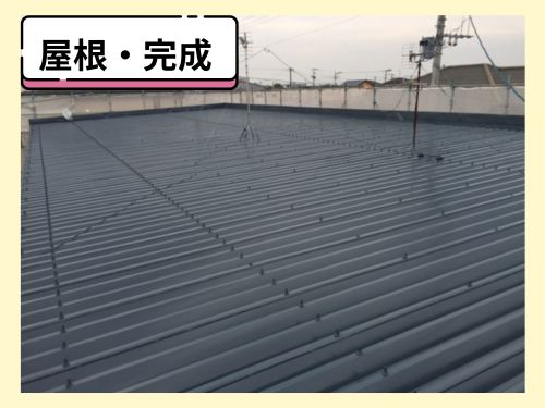 新潟市のアパート屋根塗装、無事に完成しました！